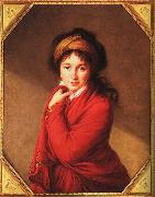 Elisabeth LouiseVigee Lebrun Countess Golovine oil painting